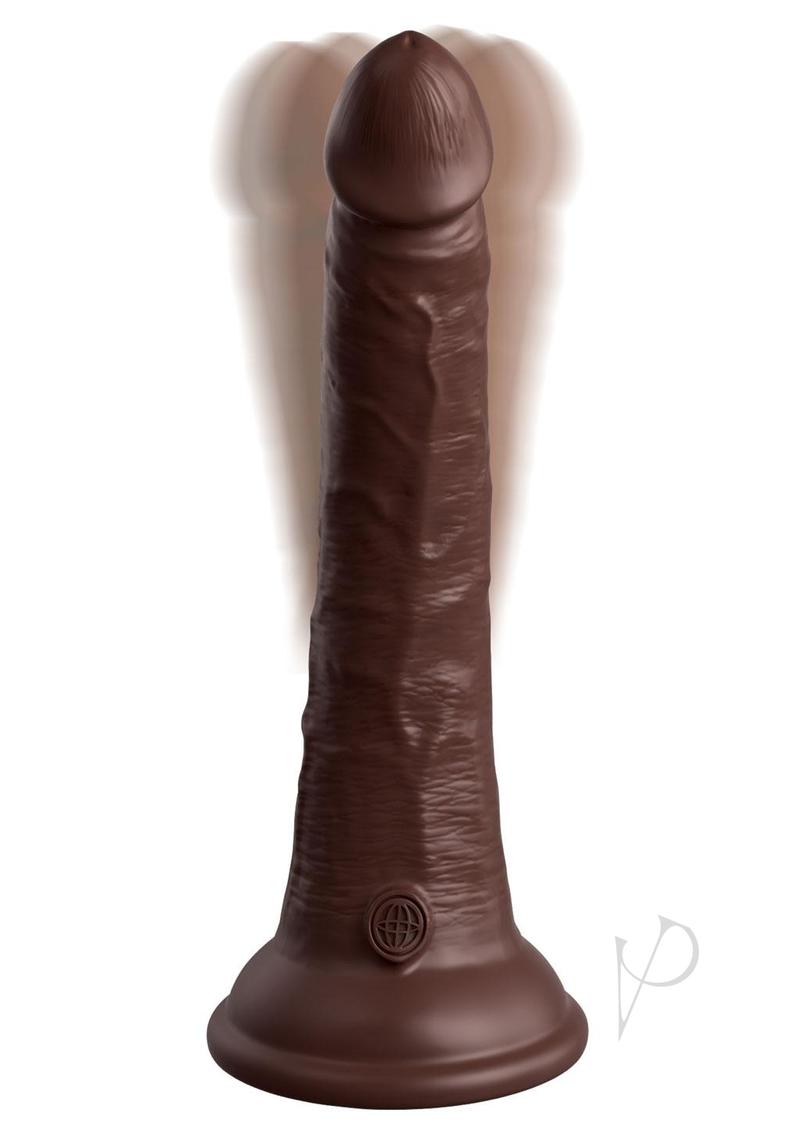 Kc Elite Dual Dense Vibe Cock 7 Brown