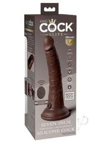 Kc Elite Dual Dense Vibe Cock 7 Brown