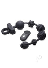 Ms Vibe Silicone Anal Beads Remote Black