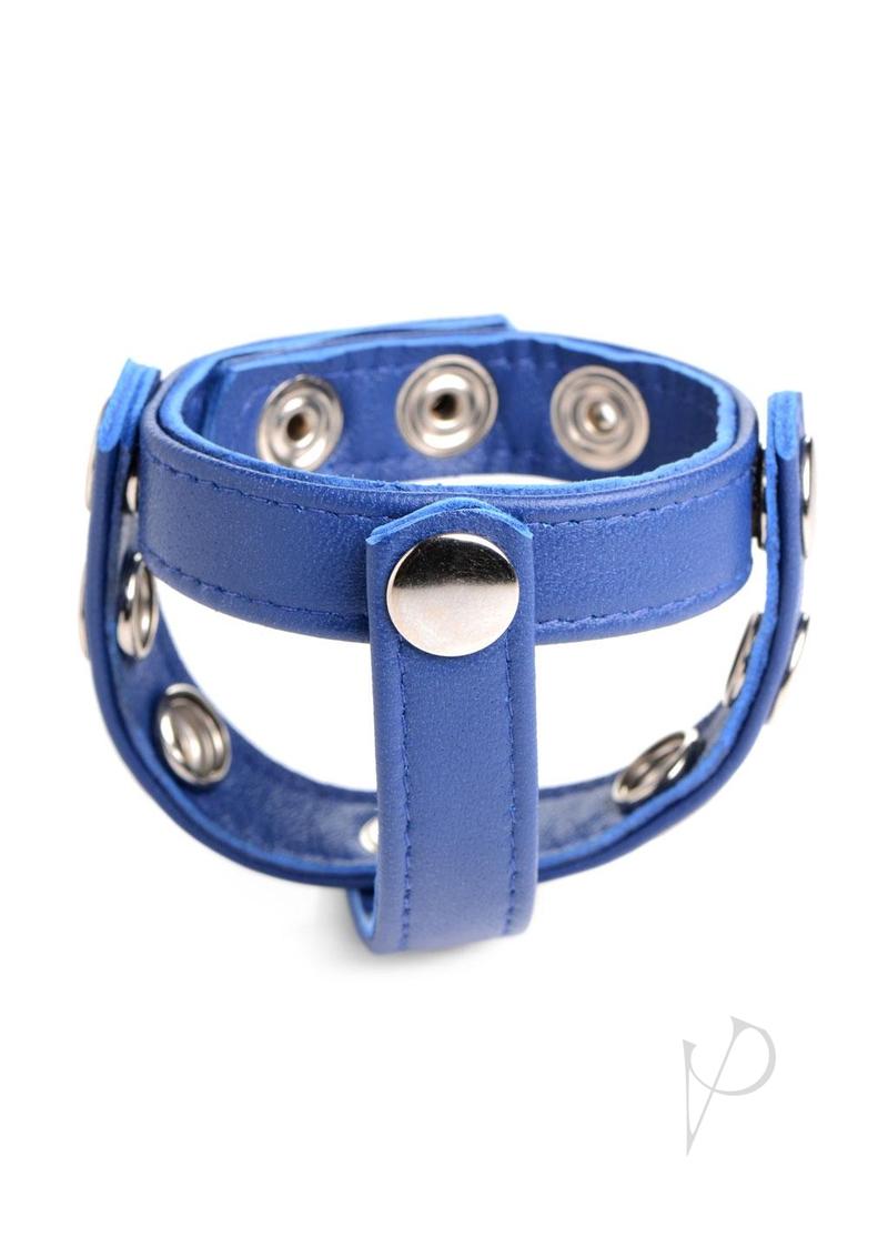 Cg Leather Snap-on Harness Blue
