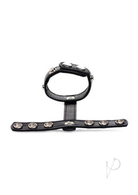 Cg Leather Snap-on Harness Black