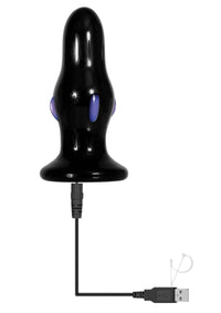 Aande Rear Rocker Glass Plug Black(disc)