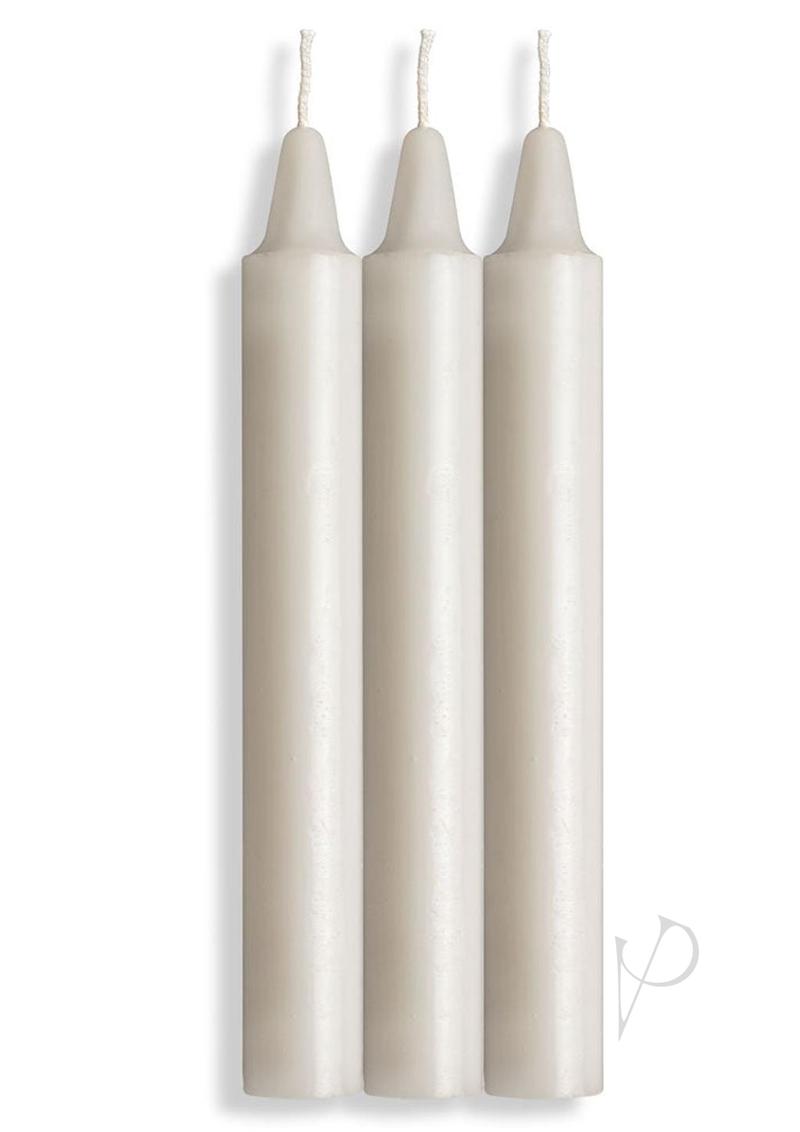 Lacire Drip Pillar Candles White