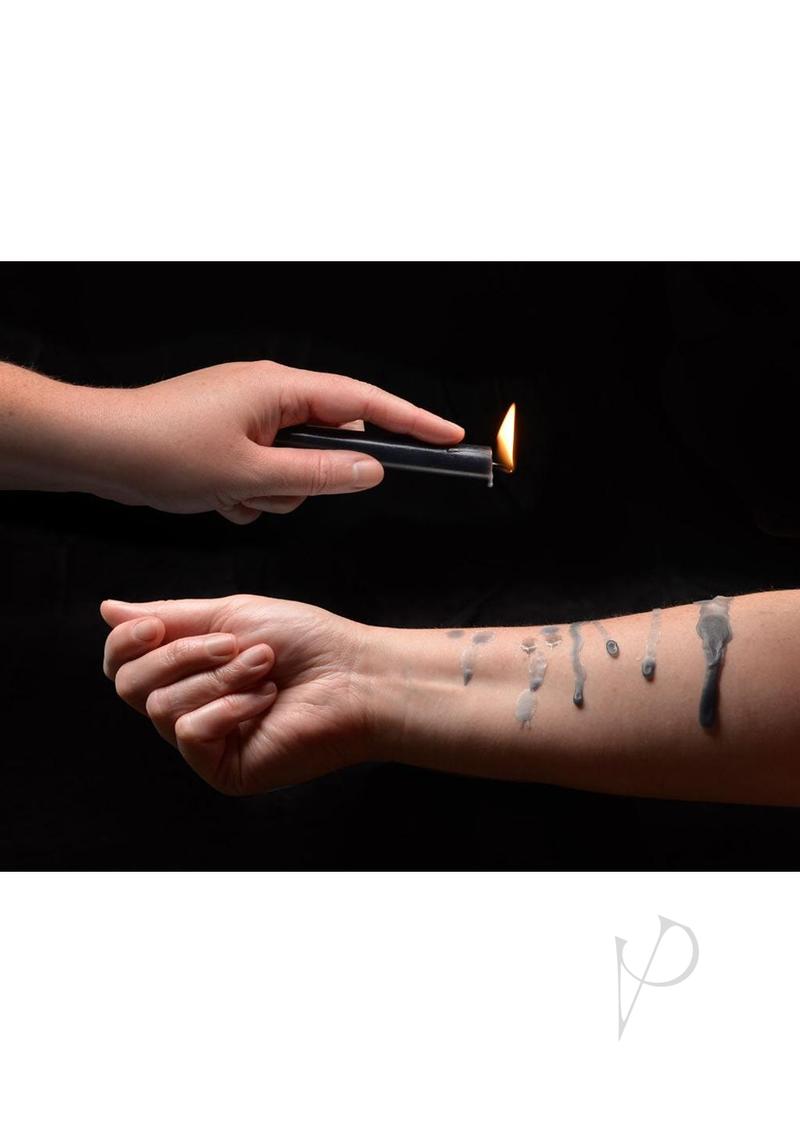 Lacire Drip Pillar Candles Black