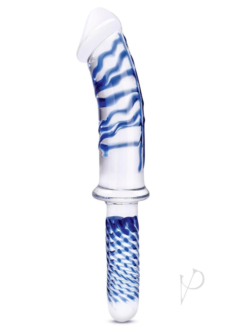 Realist Dbl End Dildo Handle 11 Clr/blu