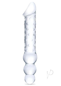 Dbl End Dildo W/anal Beads 12 Clear