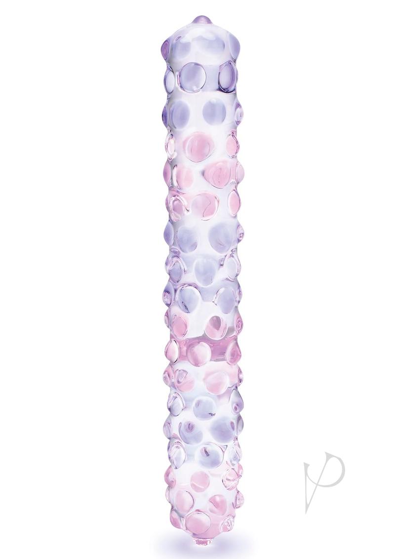 Purple Rose Nubby Dildo 9 Clr/pnk