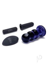 Recharge Remote Vibe Bead Plug 3.5 Blue