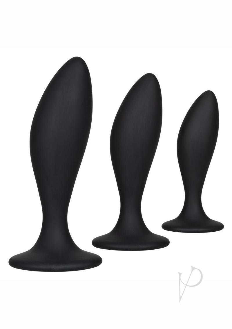 Silicone Anal Curve Kit Black