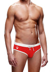 Prowler Swim Brief Red Md Ss