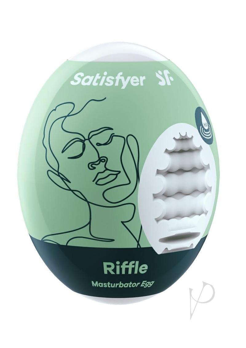 Satisfyer Masturbator Egg 3pk Riff/bubb