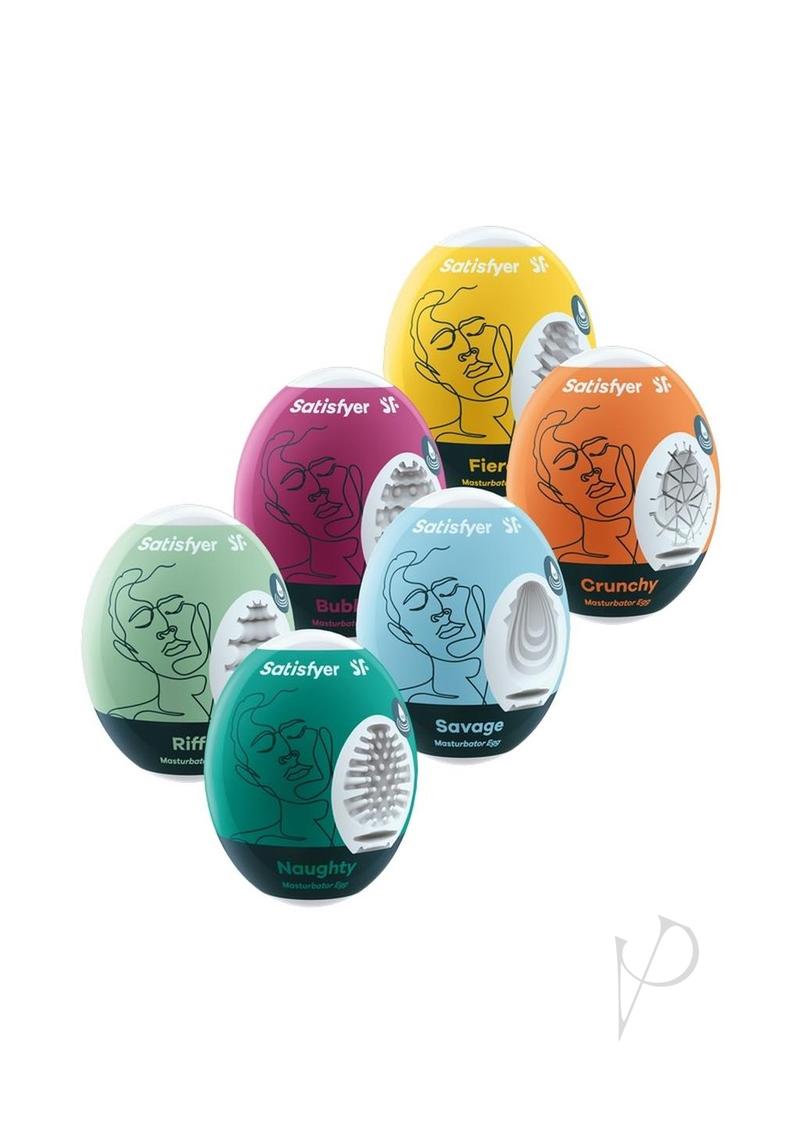 Satisfyer Masturbator Egg 6pk Set