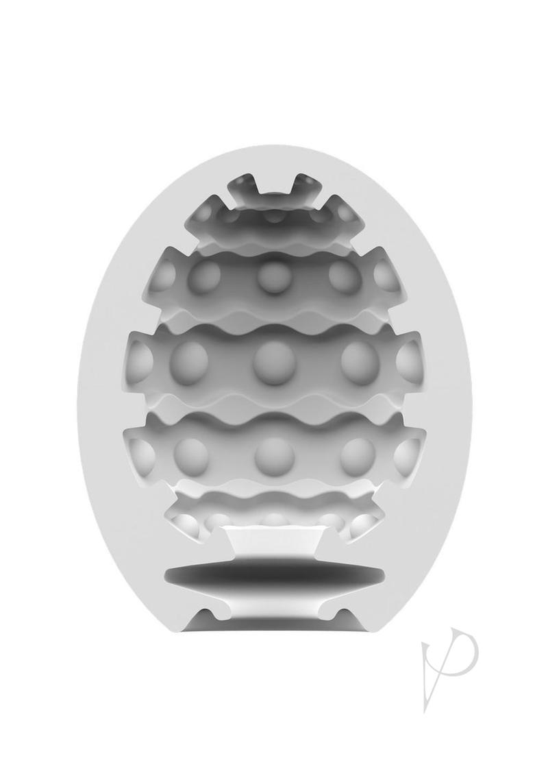 Satisfyer Masturbator Egg Bubble Purple