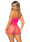 Crystalize Net Convert Tube Dress Os Pnk