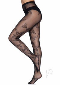 Butterfly Net Tights Os Black