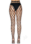 Rhinestone Jumbo Pothole Tights Os Black