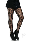 Boho Crochet Net Tights Os Black
