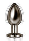 Ass-sation Remote Vibe Metal Plug Black