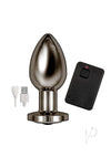 Ass-sation Remote Vibe Metal Plug Black