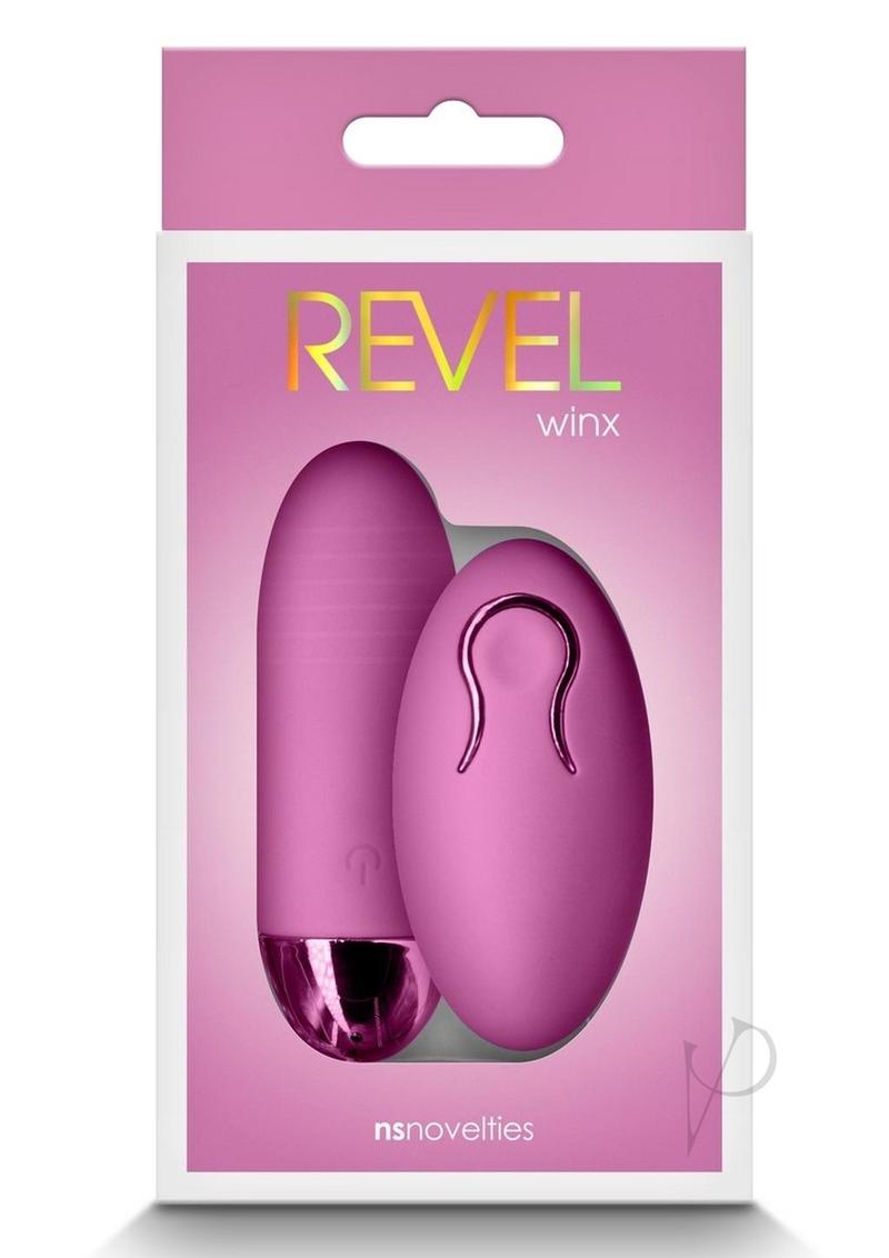 Revel Winx Rechargeable Silicone Bullet with Remote Control