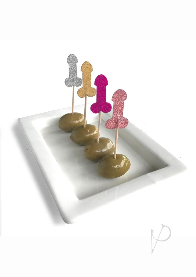 Glitterati Penis Party Picks 24pk