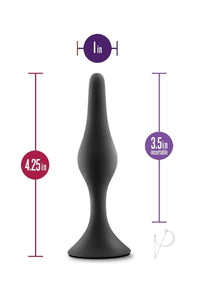 Anal Adv Platinum Silicone Begin Plug Md