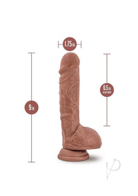 Au Naturel Big Billy Dildo 9 Mocha