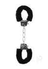 Ouch Beginner Furry Hand Cuffs Black