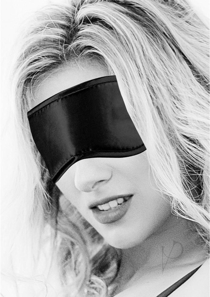 Ouch Satin Eye Mask Black