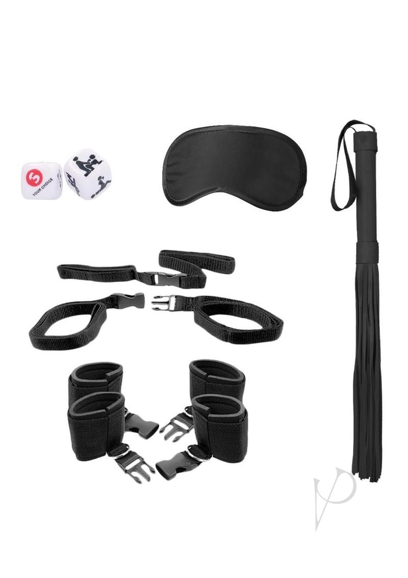 Ouch Bed Post Bindings Restraint Kit Blk