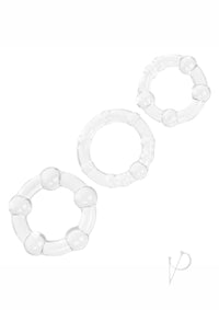 Silicone Island Rings-clear