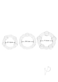 Silicone Island Rings-clear