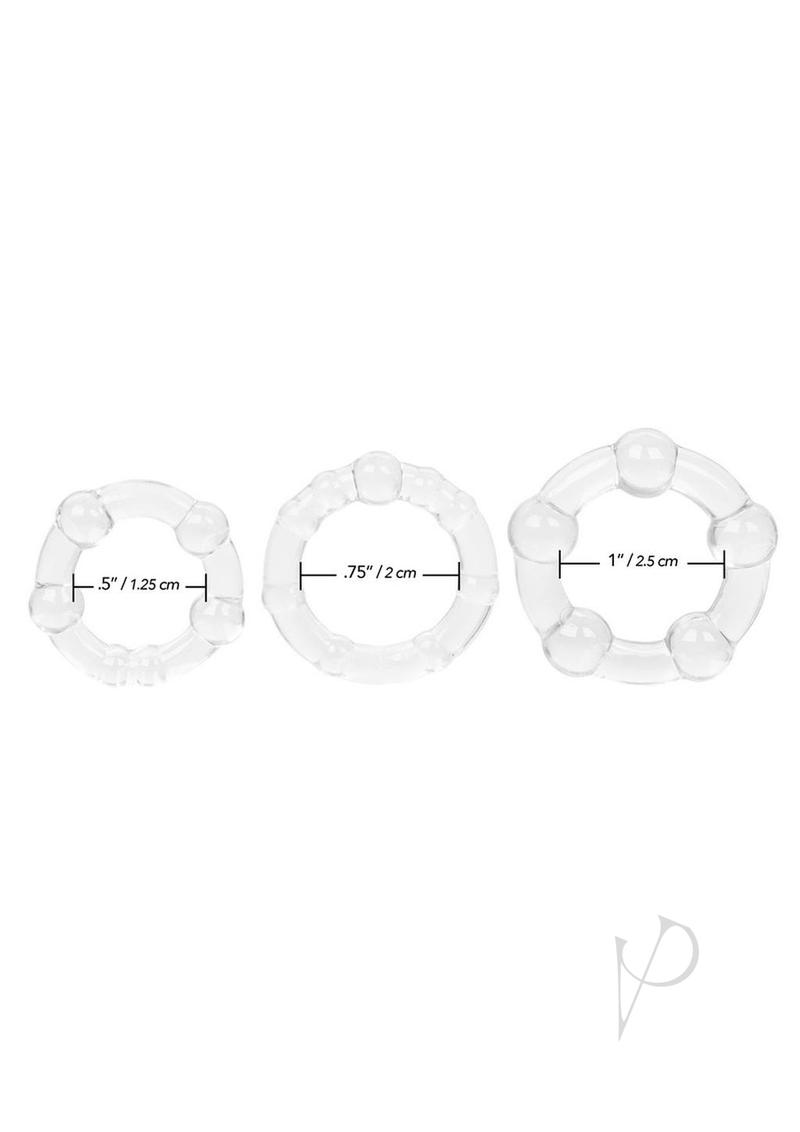 Silicone Island Rings-clear