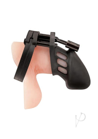 Silicone Chastity Cage Black