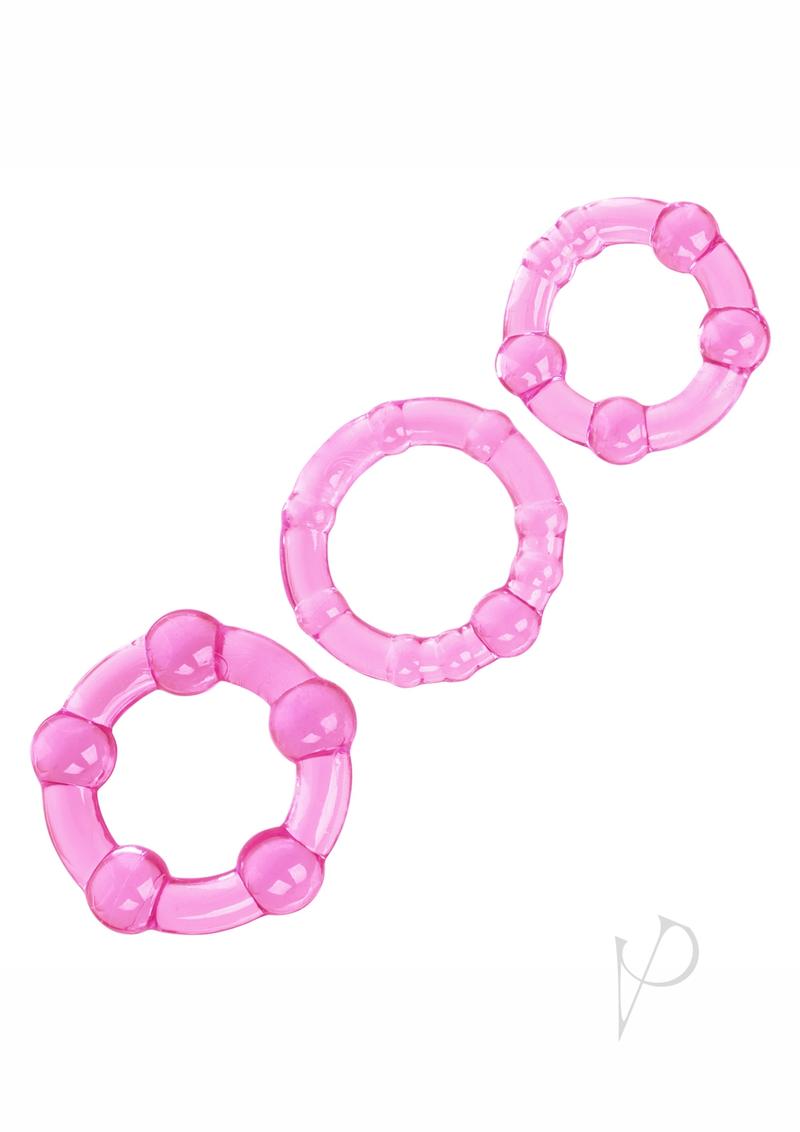 Silicone Island Rings-pink