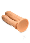 Fleshstixxx Silicone Dbl Dildo Tan