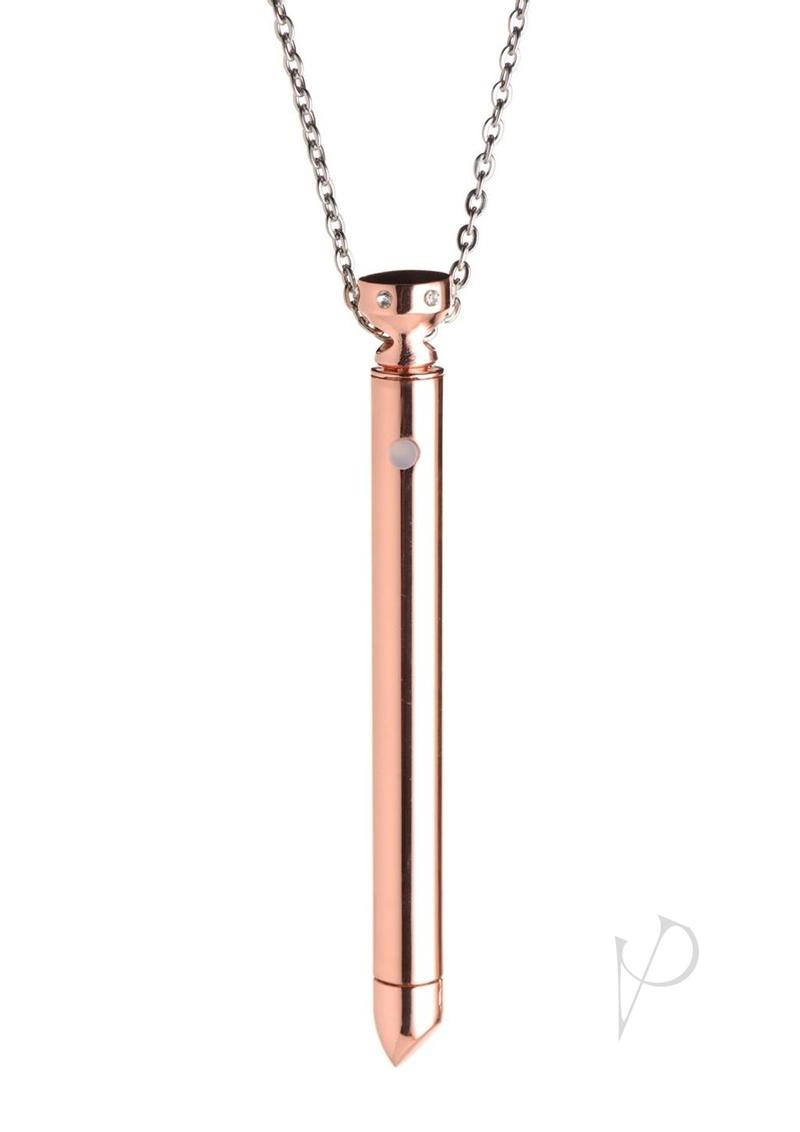 Charmed 7x Vibrating Necklace Rose Gold