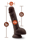 Dr Skin Silic Dr Mason 9 Dildo Chocolat
