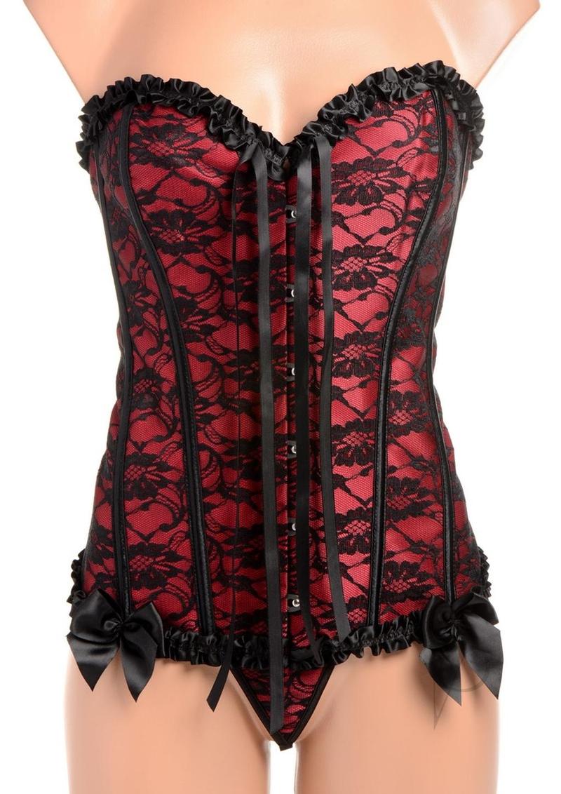 Ms Scarlet Seduction Corset Thong Xl