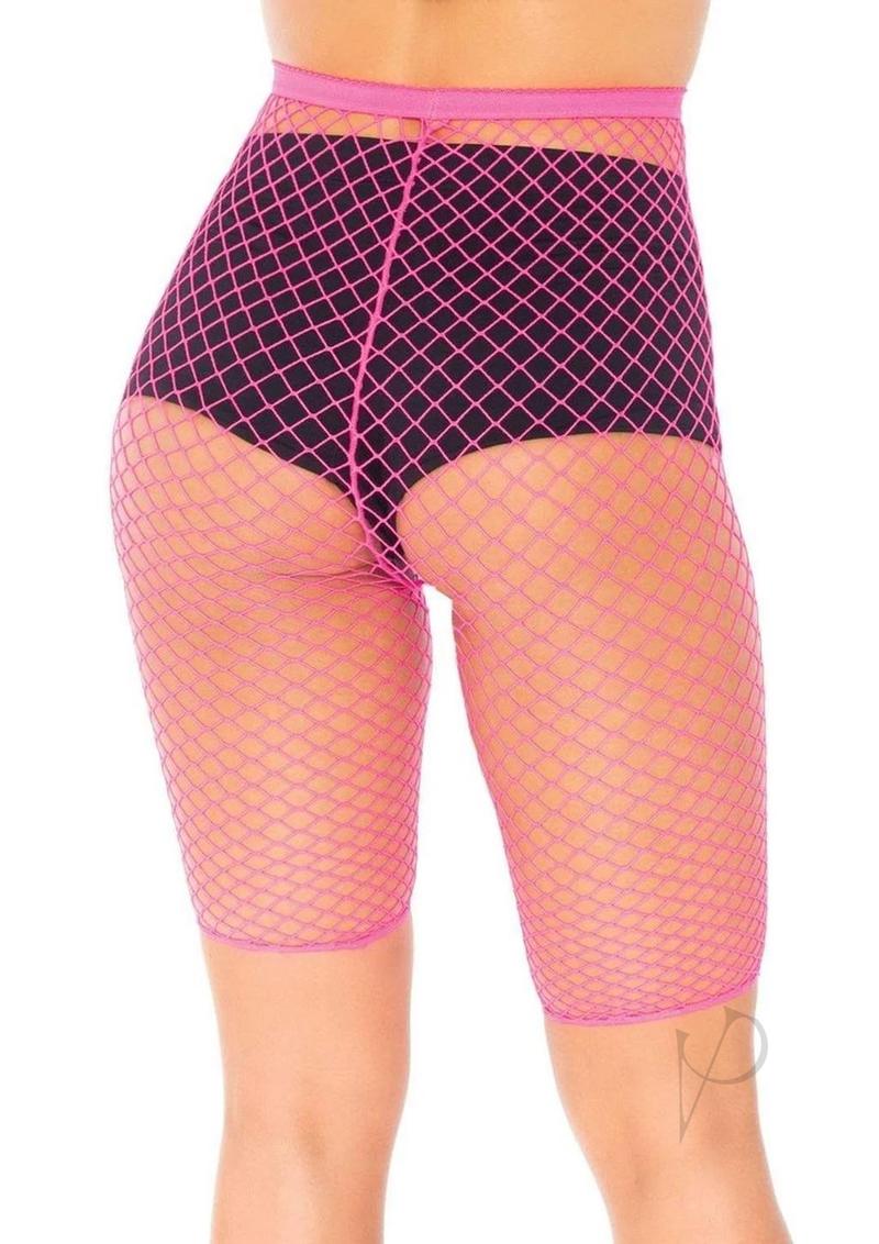 Industrial Net Biker Shorts Os Pink