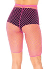 Industrial Net Biker Shorts Os Pink