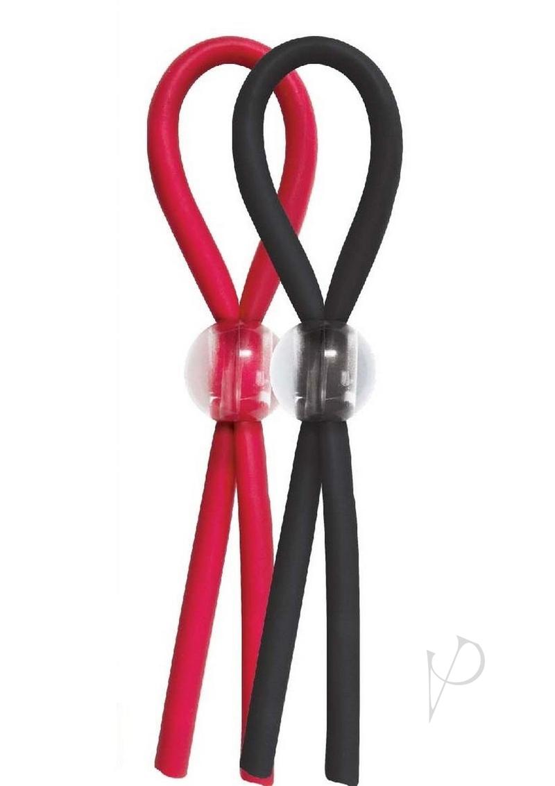 Enhancer Silicone Cockties Red/black