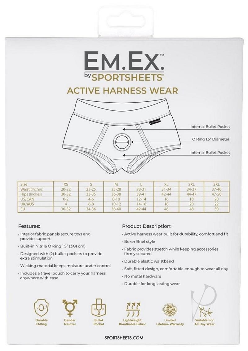 Em Ex Fit Harness Large Gray