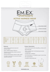 Em Ex Fit Harness Xxlarge Gray