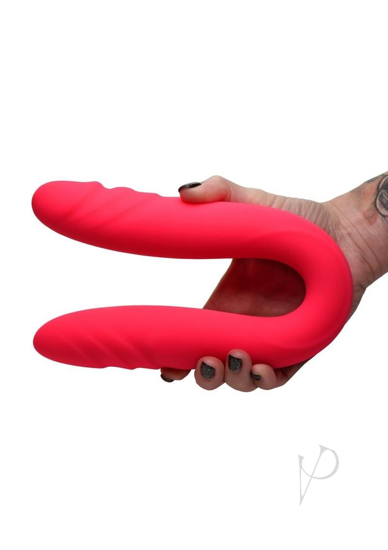 Inmi 7x Double Down Dildo W/remote Pink