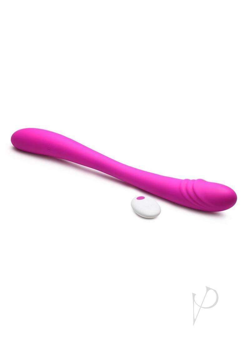 Inmi 7x Double Down Dildo W/remote Purpl