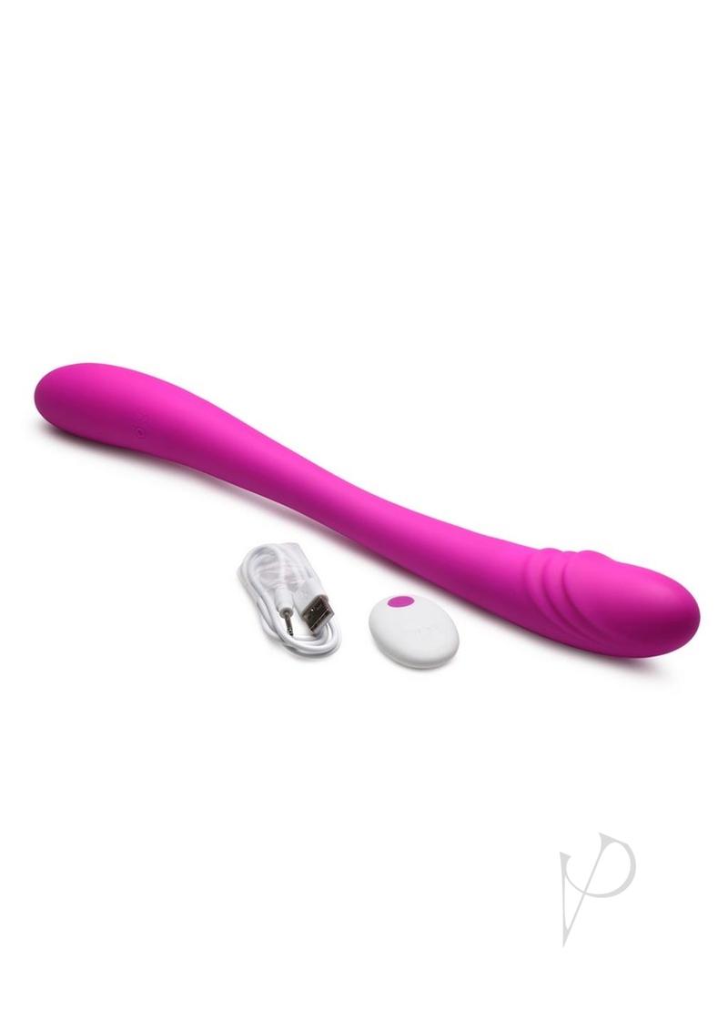 Inmi 7x Double Down Dildo W/remote Purpl