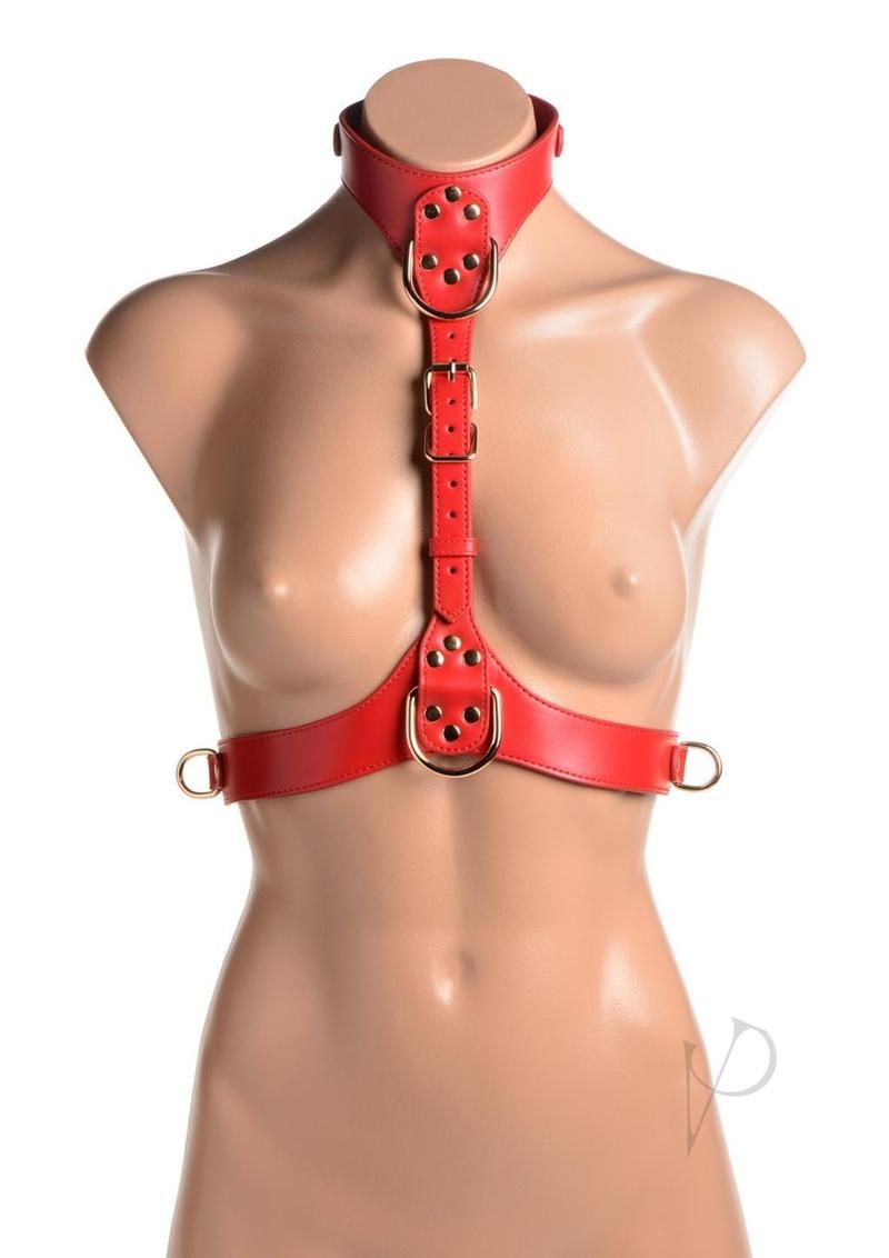 Strict Female Chest Harness M/l Red