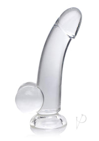 Jock C Thru Dildo W/balls 8 Clear
