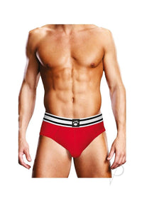 Prowler Red/white Brief Md